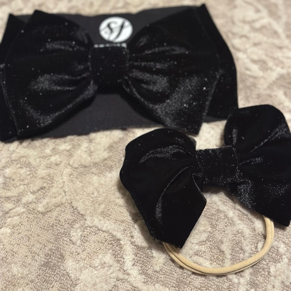 Baby/toddler bow and head wrap